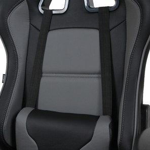Компьютерное кресло Brabix GT Racer GM-100 (две подушки, экокожа, черное/серое) 531926 в Нижнем Новгороде - предосмотр 6