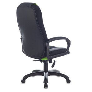 Компьютерное кресло Brabix Premium Rapid GM-102 (экокожа/ткань, черное/зеленое) в Нижнем Новгороде - предосмотр 2