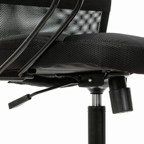 Кресло Brabix Premium Stalker EX-608 PL (ткань-сетка/кожзам, черное) 532090 в Нижнем Новгороде - изображение 5