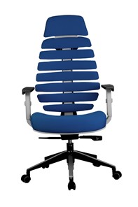 Компьютерное кресло Riva Chair SHARK (Синий/серый) в Нижнем Новгороде - предосмотр 1