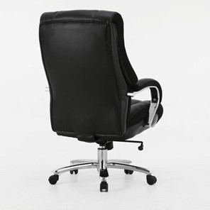 Кресло офисное Brabix Premium Bomer HD-007 (рециклированная кожа, хром, черное) 531939 в Нижнем Новгороде - предосмотр 2