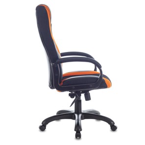 Компьютерное кресло Brabix Premium Rapid GM-102 (экокожа/ткань, черно/оранжевое) в Нижнем Новгороде - предосмотр 1