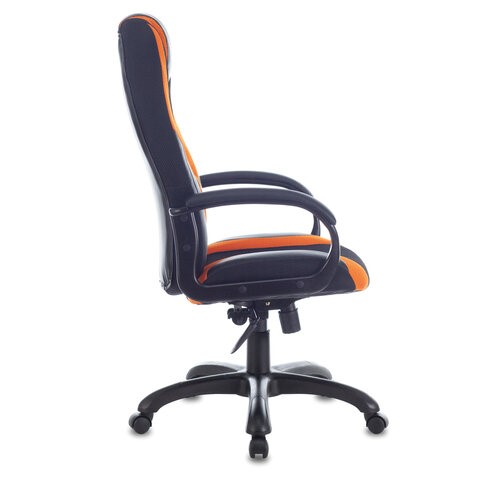 Компьютерное кресло Brabix Premium Rapid GM-102 (экокожа/ткань, черно/оранжевое) в Нижнем Новгороде - изображение 1