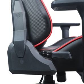 Офисное кресло Brabix GT Carbon GM-120 (две подушки, экокожа, черное/красное) 531931 в Нижнем Новгороде - предосмотр 12