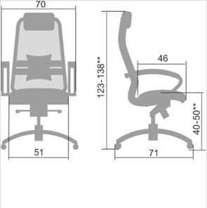 Офисное кресло Samurai SL-1.04, черный плюс в Нижнем Новгороде - предосмотр 1