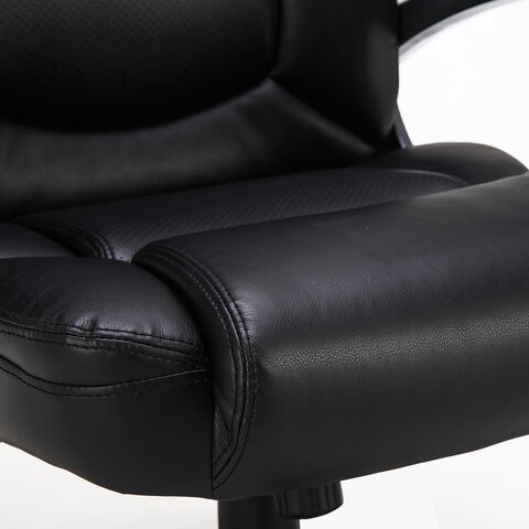 Офисное кресло Brabix Premium Favorite EX-577 (пружинный блок, рециклированная кожа, черное) 531934 в Нижнем Новгороде - изображение 8
