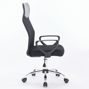 Офисное кресло Brabix Tender MG-330 (с подлокотниками, хром, черное) 531845 в Нижнем Новгороде - предосмотр 1