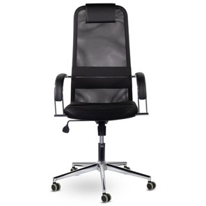 Компьютерное кресло Brabix Premium Pilot EX-610 CH (хром, ткань-сетка, черное) 532417 в Нижнем Новгороде - предосмотр 2