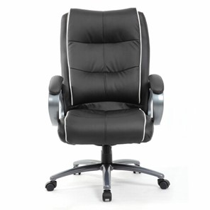 Офисное кресло Brabix Premium Strong HD-009 (экокожа черная, ткань серая) в Нижнем Новгороде - предосмотр 4
