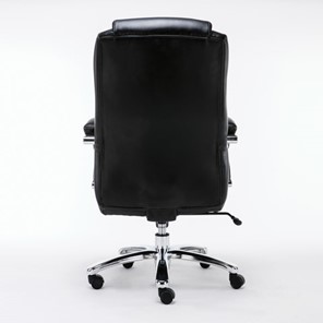 Кресло Brabix Premium Status HD-003 (рециклированная кожа, хром, черное) 531821 в Нижнем Новгороде - предосмотр 3
