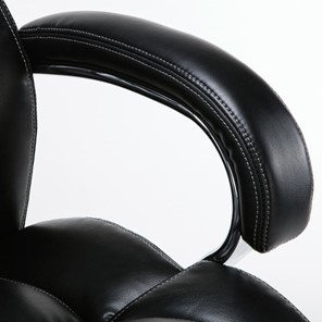 Кресло Brabix Premium Status HD-003 (рециклированная кожа, хром, черное) 531821 в Нижнем Новгороде - предосмотр 8