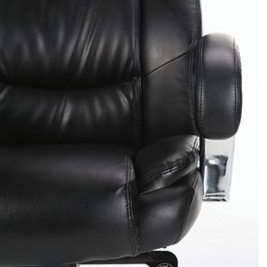 Офисное кресло Brabix Premium Direct EX-580 (хром, рециклированная кожа, черное) в Нижнем Новгороде - предосмотр 14