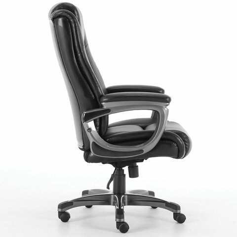Кресло Brabix Premium Solid HD-005 (рециклированная кожа, черное) 531941 в Нижнем Новгороде - изображение 1