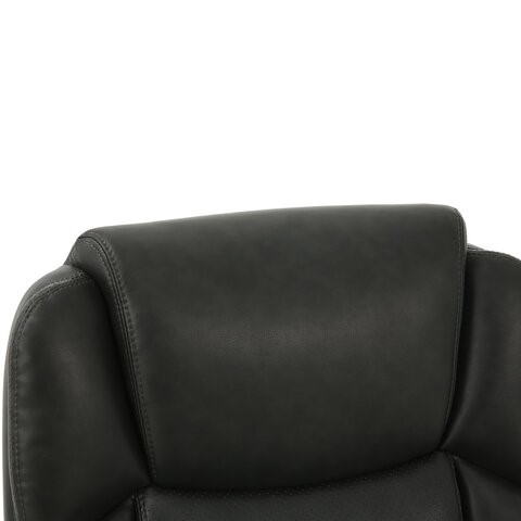 Кресло Brabix Premium Favorite EX-577 (пружинный блок, рециклированная кожа, серое) 531935 в Нижнем Новгороде - изображение 5