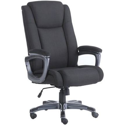 Кресло офисное Brabix Premium Solid HD-005 (ткань, черное) 531822 в Нижнем Новгороде - изображение