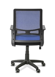 Офисное кресло для сотрудника Акцент, сетка YM/ткань TW / синяя/черная в Нижнем Новгороде - предосмотр 4
