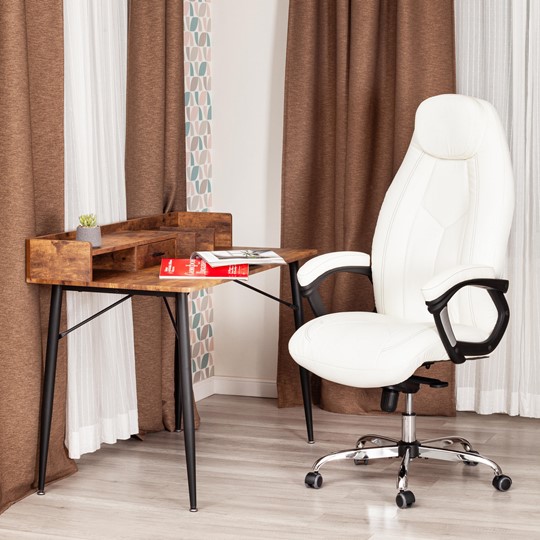 Офисное кресло BOSS Lux, кож/зам, белый, арт.21152 в Нижнем Новгороде - изображение 11