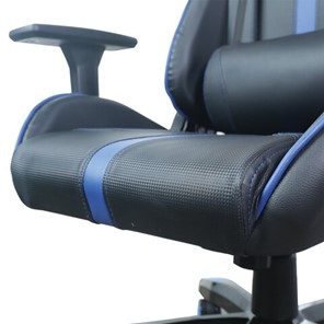 Кресло BRABIX "GT Carbon GM-120", две подушки, экокожа, черное/синее, 531930 в Нижнем Новгороде - предосмотр 11