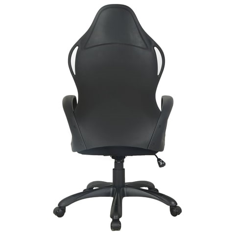 Кресло офисное Brabix Premium Force EX-516 (ткань, черное/вставки синие) 531572 в Нижнем Новгороде - изображение 4