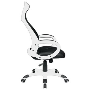 Офисное кресло Brabix Premium Genesis EX-517 (пластик белый, ткань/экокожа/сетка черная) 531573 в Нижнем Новгороде - предосмотр 2