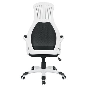 Офисное кресло Brabix Premium Genesis EX-517 (пластик белый, ткань/экокожа/сетка черная) 531573 в Нижнем Новгороде - предосмотр 4