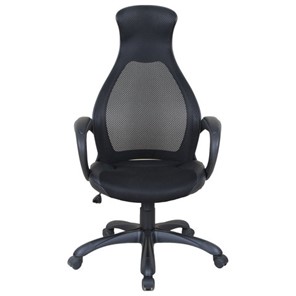 Кресло компьютерное Brabix Premium Genesis EX-517 (пластик черный, ткань/экокожа/сетка черная)   531574 в Нижнем Новгороде - предосмотр 3