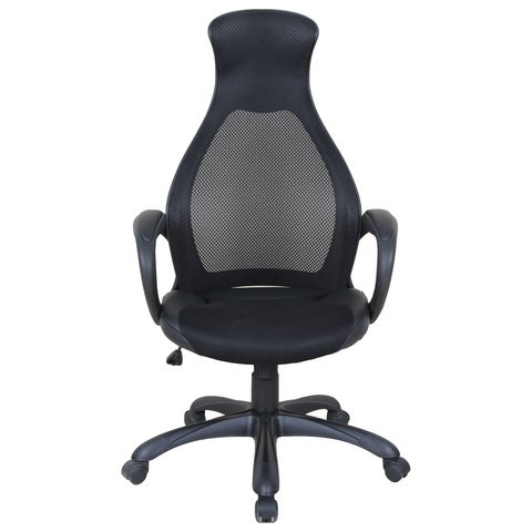 Кресло компьютерное Brabix Premium Genesis EX-517 (пластик черный, ткань/экокожа/сетка черная)   531574 в Нижнем Новгороде - изображение 3
