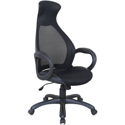 Кресло компьютерное Brabix Premium Genesis EX-517 (пластик черный, ткань/экокожа/сетка черная)   531574 в Нижнем Новгороде - изображение