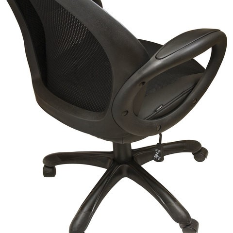 Кресло компьютерное Brabix Premium Genesis EX-517 (пластик черный, ткань/экокожа/сетка черная)   531574 в Нижнем Новгороде - изображение 6