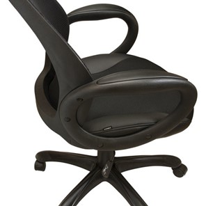 Кресло компьютерное Brabix Premium Genesis EX-517 (пластик черный, ткань/экокожа/сетка черная)   531574 в Нижнем Новгороде - предосмотр 7