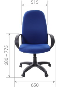 Компьютерное кресло CHAIRMAN 279 TW 12, цвет серый в Нижнем Новгороде - предосмотр 4
