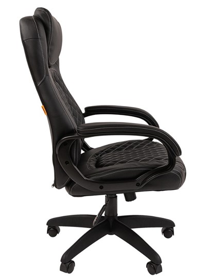 Офисное кресло CHAIRMAN 432, экокожа, цвет черный в Нижнем Новгороде - изображение 5