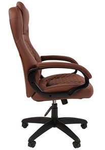 Кресло офисное CHAIRMAN 432, экокожа, цвет коричневый в Нижнем Новгороде - предосмотр 4