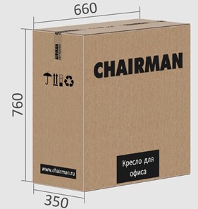 Офисное кресло CHAIRMAN CH415 эко кожа серая в Нижнем Новгороде - предосмотр 5