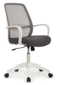 Кресло офисное Design W-207, Белый пластик/серая сетка в Нижнем Новгороде - предосмотр
