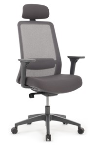 Офисное кресло Design WORK W-218C, Серый пластик/Серая сетка в Нижнем Новгороде