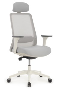 Кресло Design WORK W-218C, Светло-серый пластик/Светло-серая сетка в Нижнем Новгороде