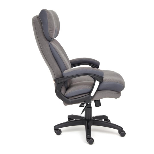 Кресло офисное DUKE флок/ткань, серый/серый, 29/TW-12 арт.14039 в Нижнем Новгороде - изображение 7