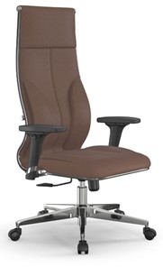 Кресло офисное Мetta L 1m 46/2D Infinity Easy Clean (MPES) топган, нижняя часть 17834 светло-коричневый в Нижнем Новгороде
