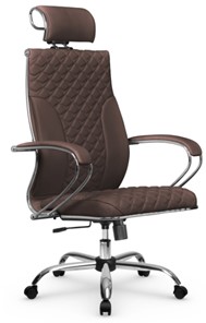 Офисное кресло Metta L 2c 44C/K116 Infinity Easy Clean топган, нижняя часть 17833 темно-коричневый в Нижнем Новгороде