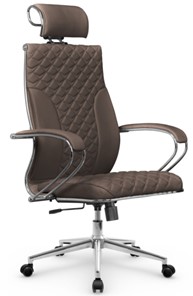 Офисное кресло Metta L 2c 44C/K116 Infinity Easy Clean топган, нижняя часть 17852 светло-коричневый в Нижнем Новгороде