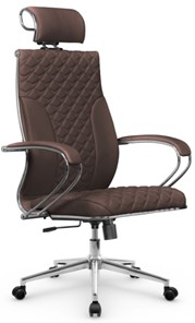 Офисное кресло Metta L 2c 44C/K116 Infinity Easy Clean топган, нижняя часть 17852 темно-коричневый в Нижнем Новгороде