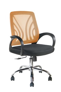 Кресло компьютерное Riva Chair 8099Е, Оранжевый в Нижнем Новгороде - предосмотр
