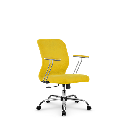 Офисное кресло SU-Mr-4/подл.078/осн.003 желтый в Нижнем Новгороде - изображение