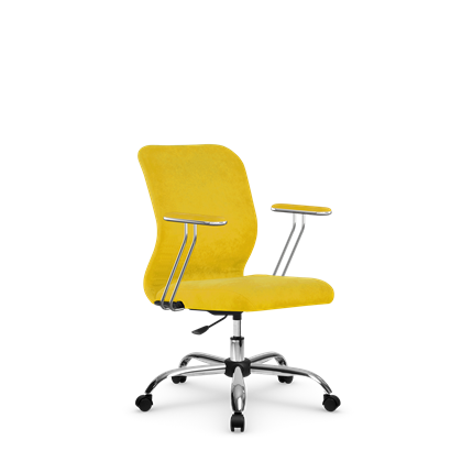 Офисное кресло SU-Mr-4/подл.078/осн.006 желтый в Нижнем Новгороде - изображение