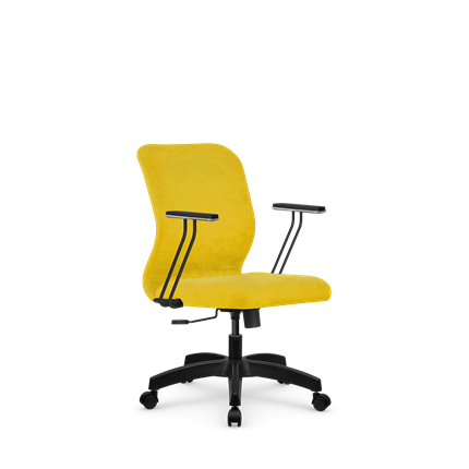 Кресло компьютерное SU-Mr-4/подл.110/осн.001 желтый в Нижнем Новгороде - изображение