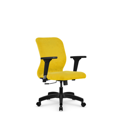 Кресло компьютерное SU-Mr-4/подл.200/осн.001 желтый в Нижнем Новгороде - изображение