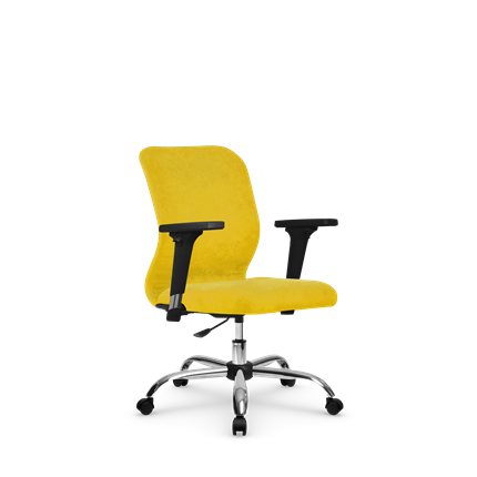 Кресло SU-Mr-4/подл.200/осн.006 желтый в Нижнем Новгороде - изображение