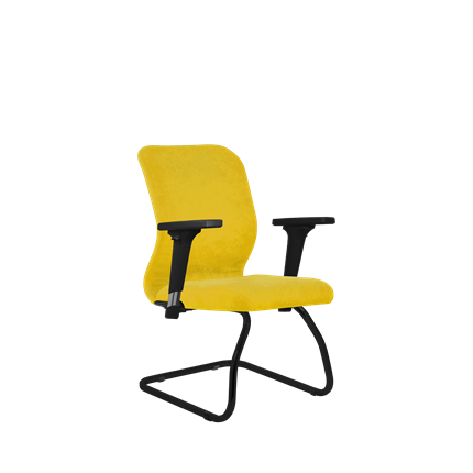 Кресло компьютерное SU-Mr-4/подл.200/осн.008 желтый в Нижнем Новгороде - изображение