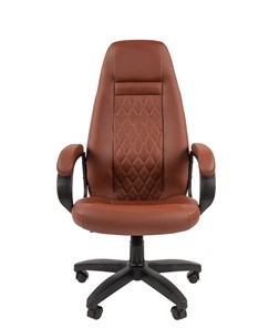 Кресло офисное CHAIRMAN 950LT Экокожа коричневая в Нижнем Новгороде - предосмотр 3